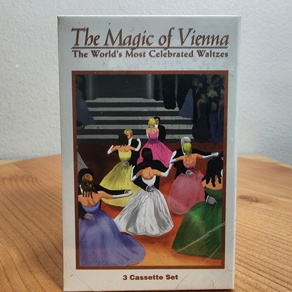 Various Artists The Magic Of Vienna Cassette 3 Cassette Set 1994 Classical Waltz